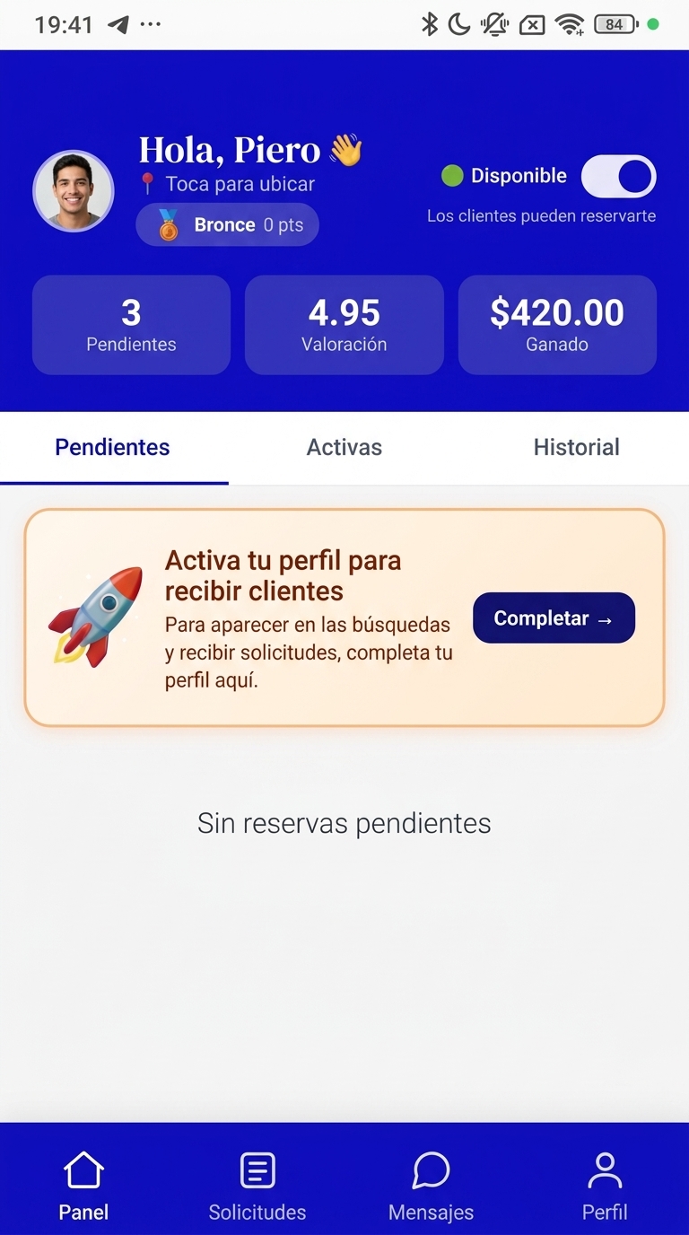 PartnerPty Pro App Dashboard