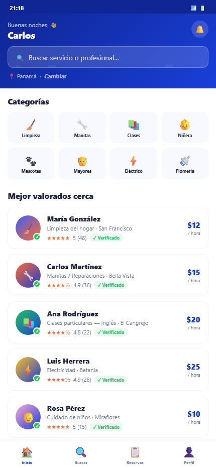 Pantalla Principal
