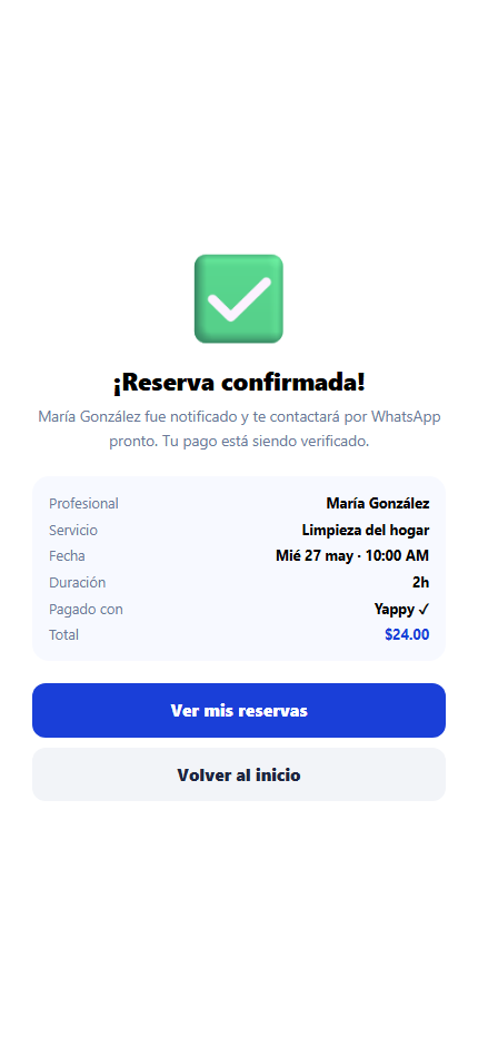 Reserva Confirmada